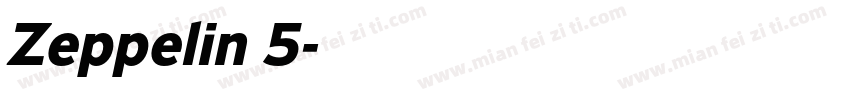 Zeppelin 5字体转换